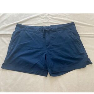 Magellan Outdoors Blue Athletic Shorts Women's Size Medium Drawstring Waist
